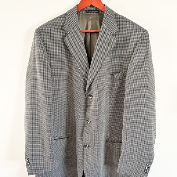 Lineage Virgin Wool Men's Blazer 46 Tall | Vintage Men's Blazer - Picture 1 of 6